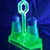 Uranium Glass Salt & Pepper Set