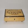 Vintage Marquetry Italian Wood Inlay Music/Jewelry Box