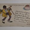 Black Americana Postcard - 1908