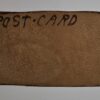 Early 1900's Handmade Leather Black Americana Postcard - Image 2